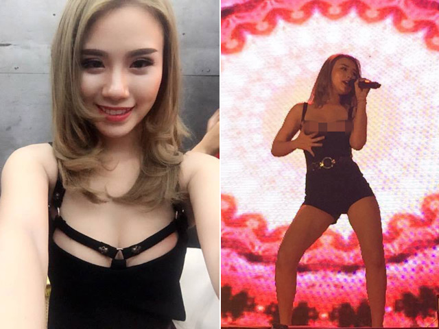 Bạn trẻ - Cuộc sống - Linh Miu trần tình về sự cố hớ hênh khi hát hội chợ