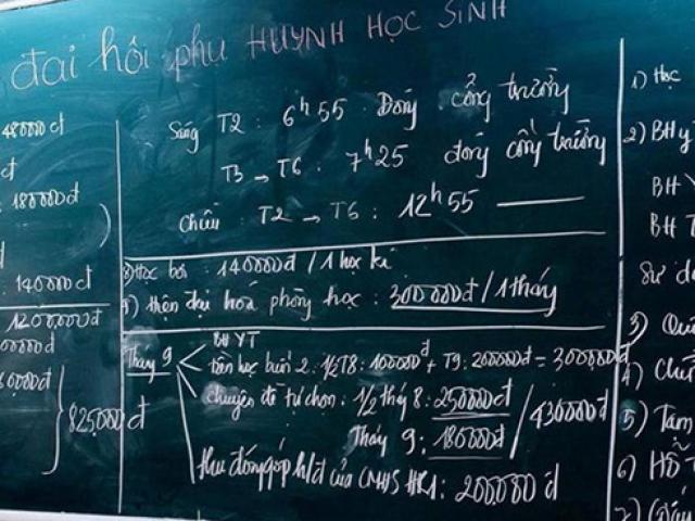 Giáo dục - du học - Còn tình trạng vận động phụ huynh đóng góp sai quy định