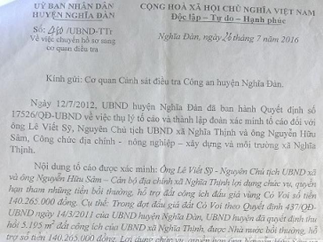 Pháp luật - Nguyên chủ tịch và cán bộ địa chính xã ăn chặn 140 triệu tiền đền bù
