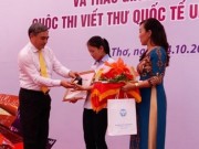 Giáo dục - du học - Trao giải nhất cuộc thi viết thư Quốc tế UPU lần thứ 45