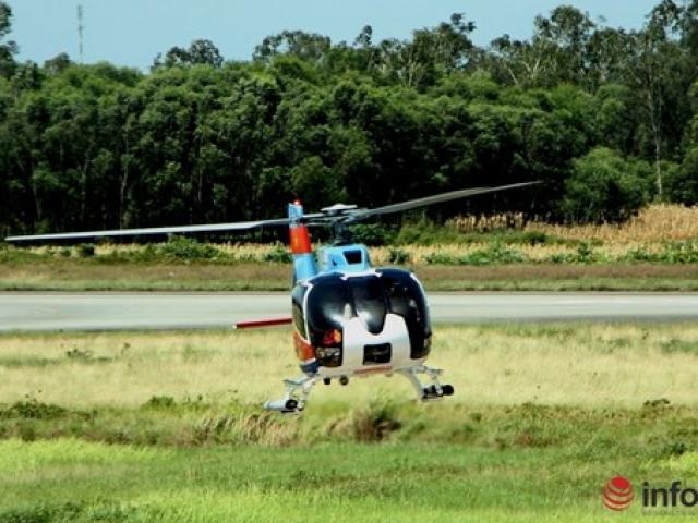 Hình ảnh chiếc trực thăng EC-130 trước khi bị nạn