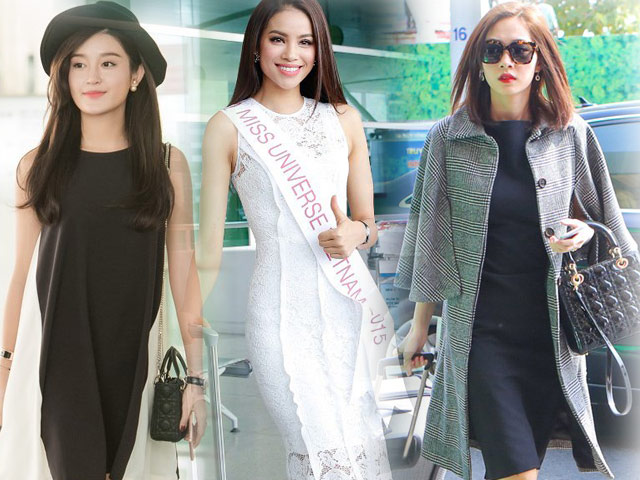 Người mẫu - Hoa hậu - Hễ ra sân bay, hoa - á hậu Việt lại mặc "chất" thế này