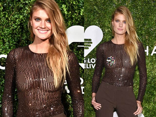 Xu hướng thời trang - Kiều nữ Pháp quá gợi cảm khi "bỏ quên nội y"