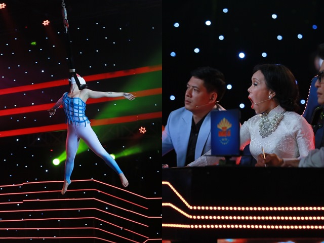 Ca nhạc - MTV - Việt Hương bật khóc trước tiết mục "bất chấp tính mạng"