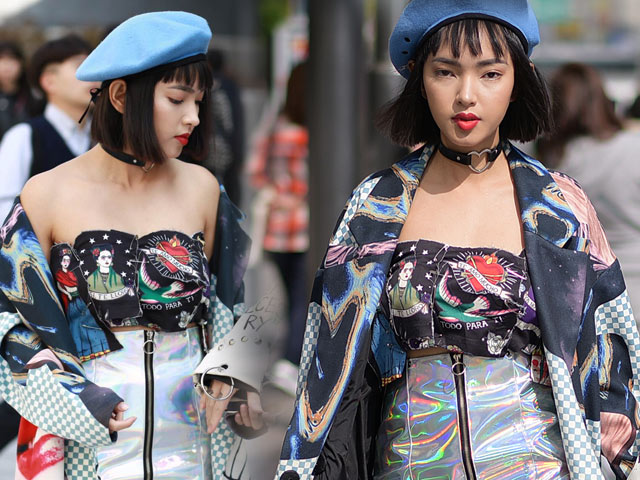 Xu hướng thời trang - Hot girl Việt khoe street style cực đỉnh ở Hàn Quốc