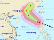 Tin thời tiết - Siêu bão Haima giật cấp 16 vào Biển Đông