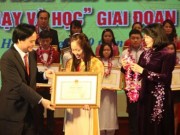 Giáo dục - du học - Vinh danh nhà giáo tiêu biểu: Tận tâm, sáng tạo vì học trò