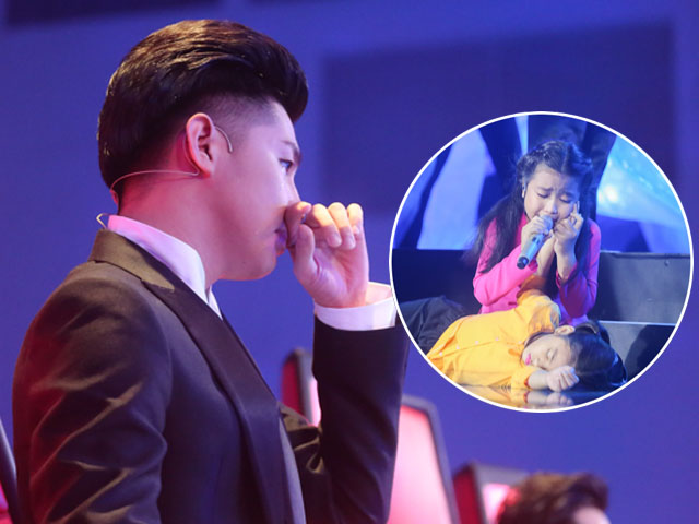Noo Phước Thịnh rơi lệ khi học trò hát về lũ miền Trung