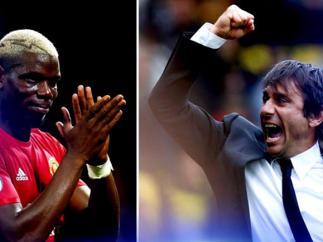 Bóng đá - Chelsea-MU: Pogba tái ngộ Conte, "quái vật" tỉnh giấc?