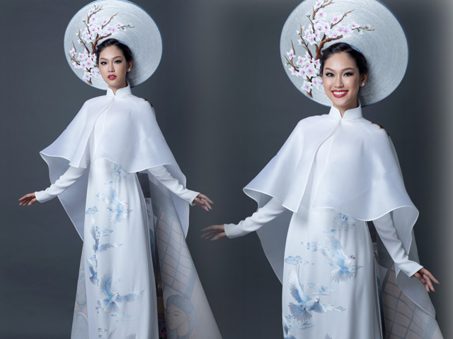 Người mẫu - Hoa hậu - Chi tiết "độc lạ" trên quốc phục VN ở Hoa hậu quốc tế 2016