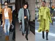 Bí quyết mặc đẹp - Khi giao mùa hãy mặc đồ như Kendall, Gigi hay Rihanna