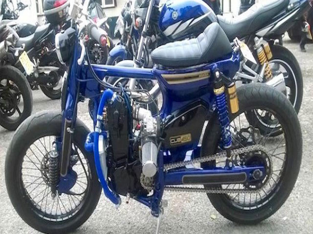 Thế giới xe - Honda Cub độ độc nhất thế giới khoe âm thanh siêu khủng