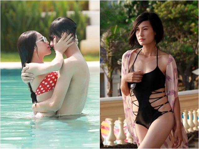 Những cảnh phim ở bể bơi thiêu đốt màn ảnh Việt