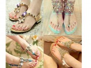 Bí quyết mặc đẹp - 4 chiêu tự làm đôi dép sandal bệt đẹp lóa mắt