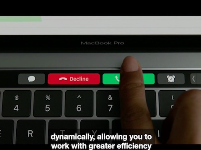 Công nghệ thông tin - Touch Bar trên Macbook Pro mới có những chức năng gì?