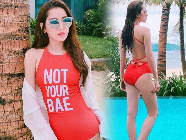 Bí quyết mặc đẹp - Chi Pu bất ngờ tung ảnh áo tắm "nóng từng cm" bên hồ bơi