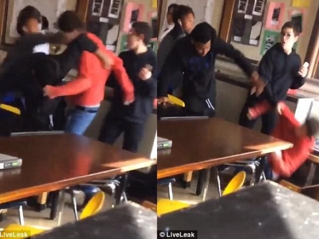 Bạn trẻ - Cuộc sống - "Soái ca" hạ gục nam sinh dám đánh nữ giáo viên