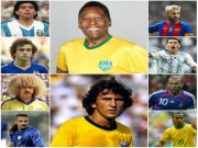 Bóng đá - Top &quot;số 10&quot; vĩ đại nhất: Pele số 1, Messi xếp cuối