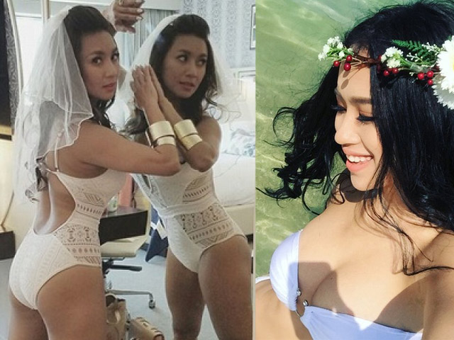 Ca nhạc - MTV - Mỹ nhân Việt cực "bạo gan" với ảnh cưới bikini