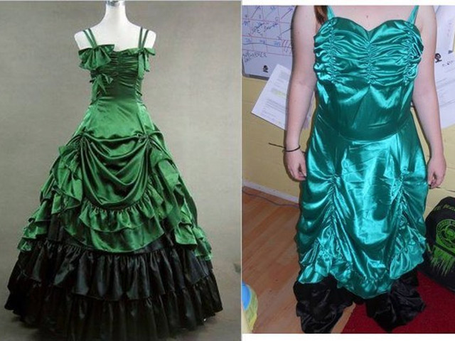 Tranh vui - Tức tưởi khi nhận được váy cưới mua online