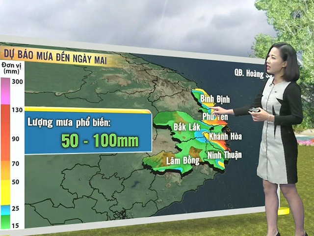 Tin tức trong ngày - Dự báo thời tiết VTV 4/11: Mưa lớn ở Trung Bộ, Nam Bộ