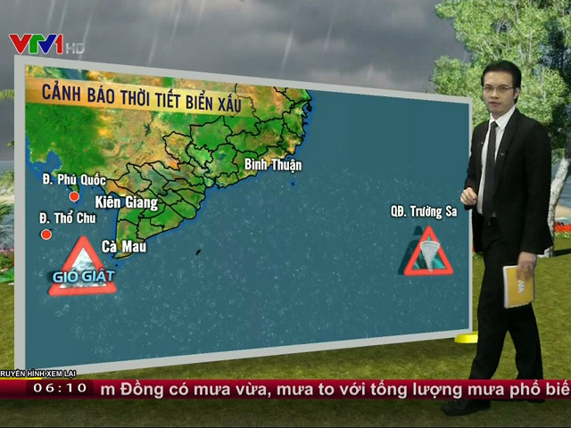 Tin tức trong ngày - Dự báo thời tiết VTV 5/11: Mưa lớn khắp Trung Bộ đến Nam Bộ