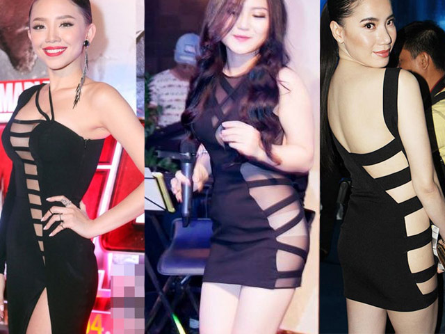 Đời sống Showbiz - "Hết hồn" vì mỹ nhân Việt diện váy xẻ cao giấu nội y