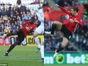 Bóng đá - Ibra, Pogba &quot;xé&quot; lưới Swansea bằng siêu phẩm mãn nhãn