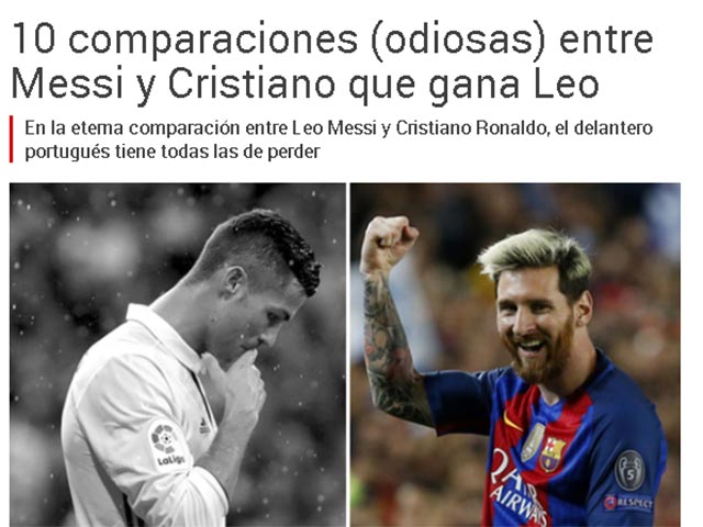 Bóng đá - Ronaldo gia hạn, báo thân Barca lôi Messi ra so sánh
