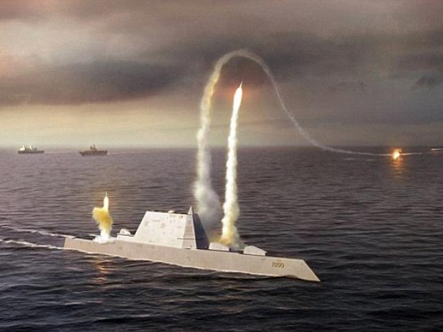 Thế giới - Siêu khu trục hạm Zumwalt Mỹ ra khơi với vũ khí vô dụng
