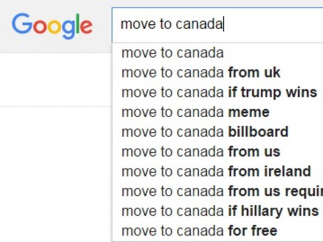 Thế giới - Người Mỹ ồ ạt tìm đường rời nước khi thấy Trump thắng?