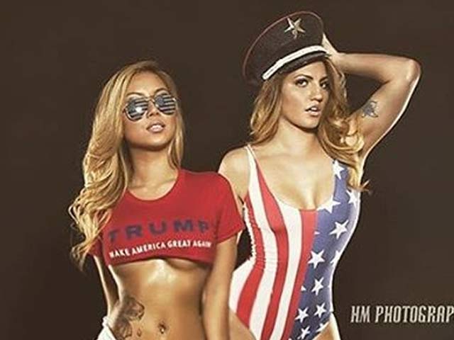 Người mẫu - Hoa hậu - Mỹ nhân đua nhau mặc gợi cảm mừng Trump chiến thắng