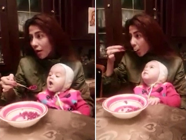 Bạn trẻ - Cuộc sống - Clip: Bà mẹ "troll" con gái đáng yêu nhất quả đất