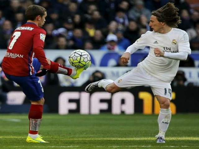 Bóng đá - Derby Madrid: Modric sẵn sàng, Griezmann kịp bình phục