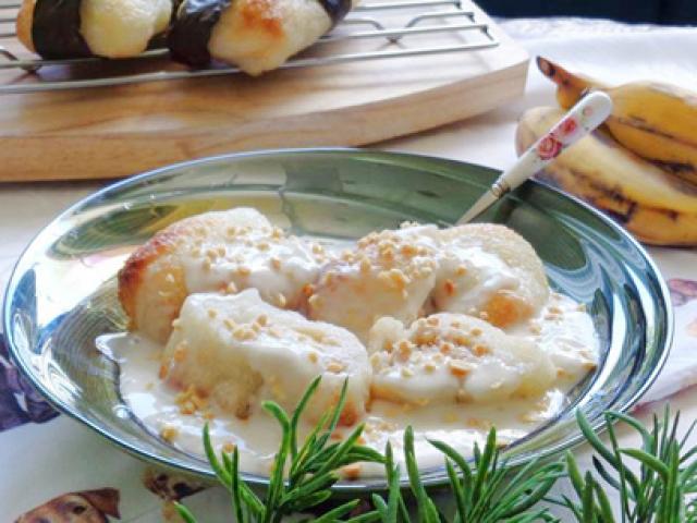 Ẩm thực - Chè chuối nướng sánh ngậy, thơm nức đón gió lạnh