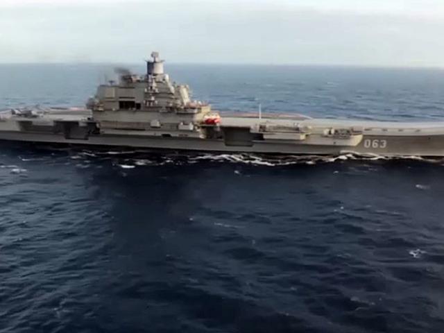 Thế giới - Tàu sân bay Nga lần đầu tấn công quân khủng bố ở Syria