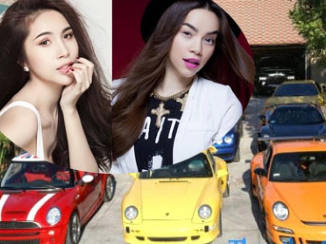 Người mẫu - Hoa hậu - Những lần mượn siêu xe gây ồn ào của Hà Hồ, Thủy Tiên