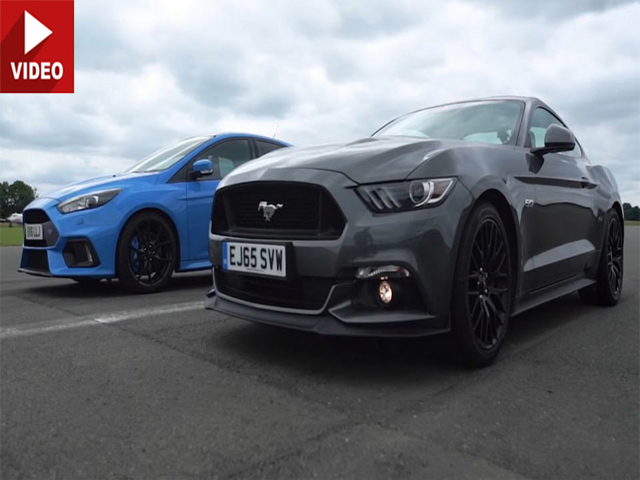 Tư vấn - Xem "cuộc đối đầu" giữa Focus RS với Mustang GT