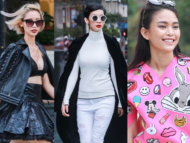 Thời trang - Mặc nắng gắt, mẫu Việt vẫn khoác áo len ngột ngạt