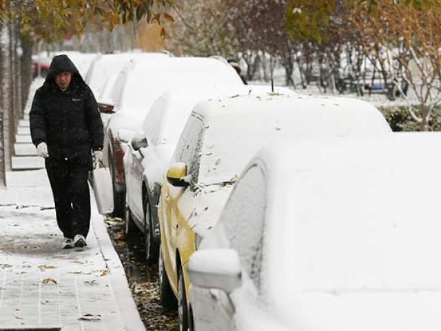 Tuyết đầu mùa phủ trắng Trung Quốc