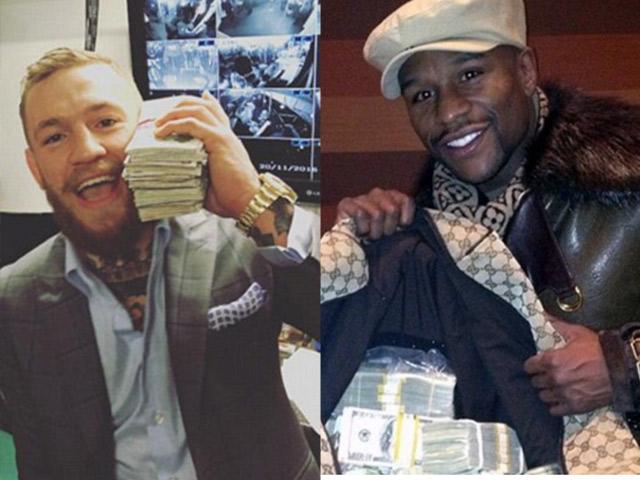 Thể thao - McGregor khoe tiền, Mayweather vác cả gia tài "dọa nạt"