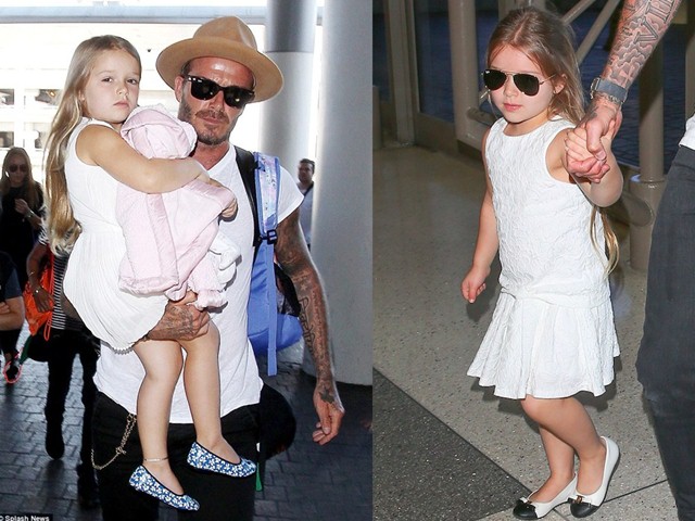 Bí quyết mặc đẹp - Công chúa út nhà Becks sớm thể hiện tài năng thiết kế