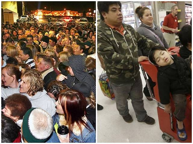 Thời trang - Những tai nạn kinh điển và sự cố hài hước ngày Black Friday