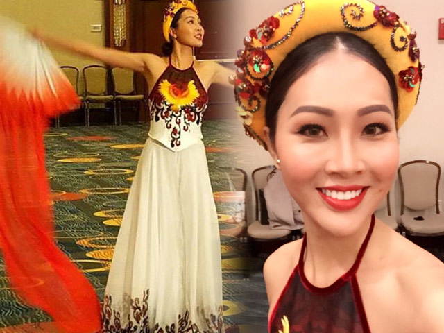 Người mẫu - Hoa hậu - Hoa khôi Diệu Ngọc được khen khi thi tài năng Miss World