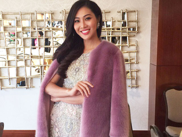 Người mẫu - Hoa hậu - Diệu Ngọc tự tin giao lưu bằng tiếng anh tại Miss World