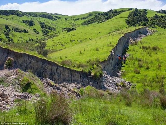 “Vạn lý trường thành” trồi lên sau động đất New Zealand