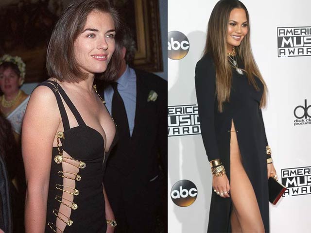 Thời trang công sở - "Thót tim" ngắm váy đính bằng kim băng của mỹ nhân