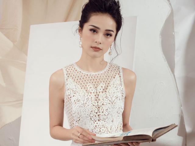 Xu hướng thời trang - Tấm Hạ Vi "gây thương nhớ" với ren trắng xuyên thấu