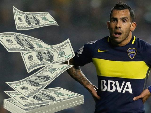 Bóng đá - Đến Trung Quốc, Tevez "chấp" cả lương Messi, Ronaldo