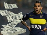 Bóng đá - Đến Trung Quốc, Tevez &quot;chấp&quot; cả lương Messi, Ronaldo